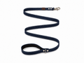 Correa perro nylon doble, alta resistencia, con mango acolchado - Azul
