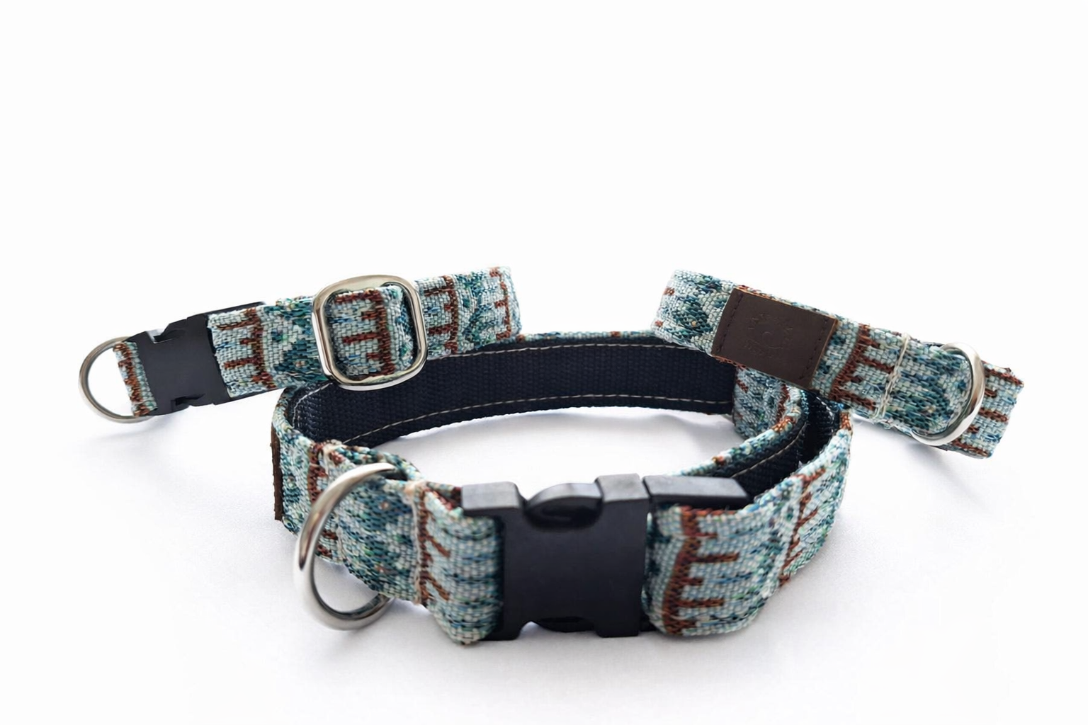 Collar perro ajustable de tela premium y nylon - Étnico