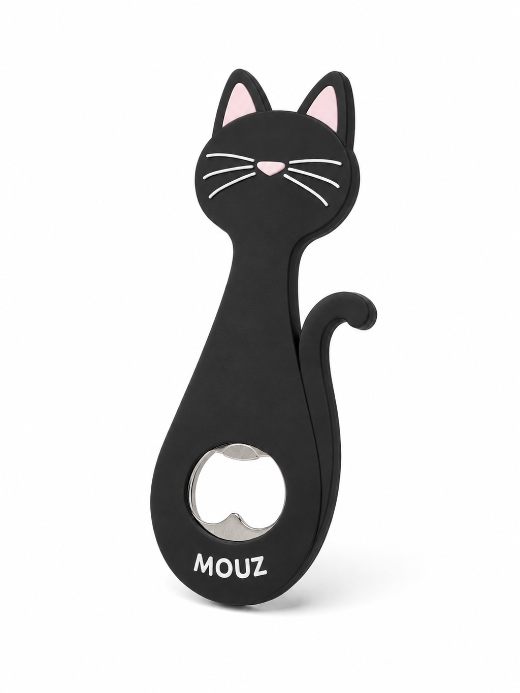 Abridor de Botellas Magnético con Forma de Gato