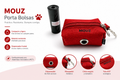 Dispensador de bolsas para excrementos de perro